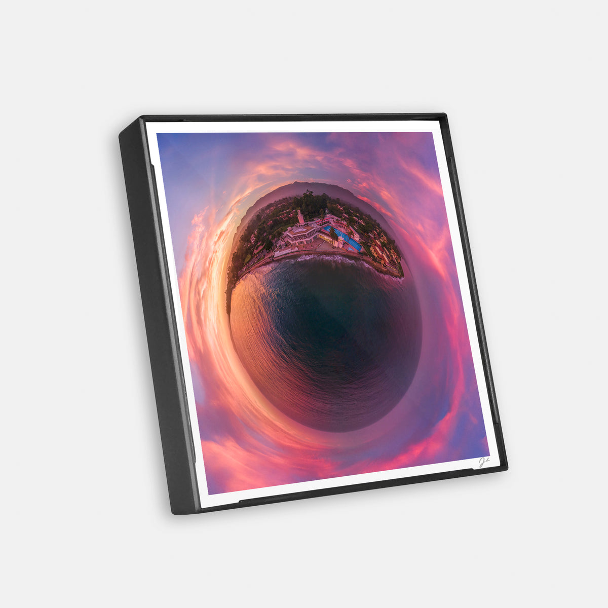 Butterfly Beach (2022) - Magnetic Mini Framed Signed Print