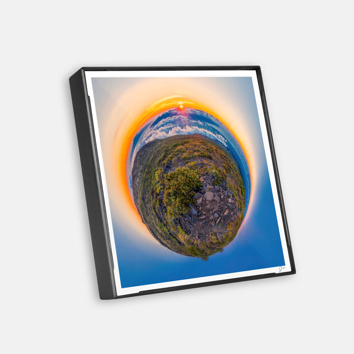 Haleakalā National Park (2016) - Magnetic Mini Framed Signed Print