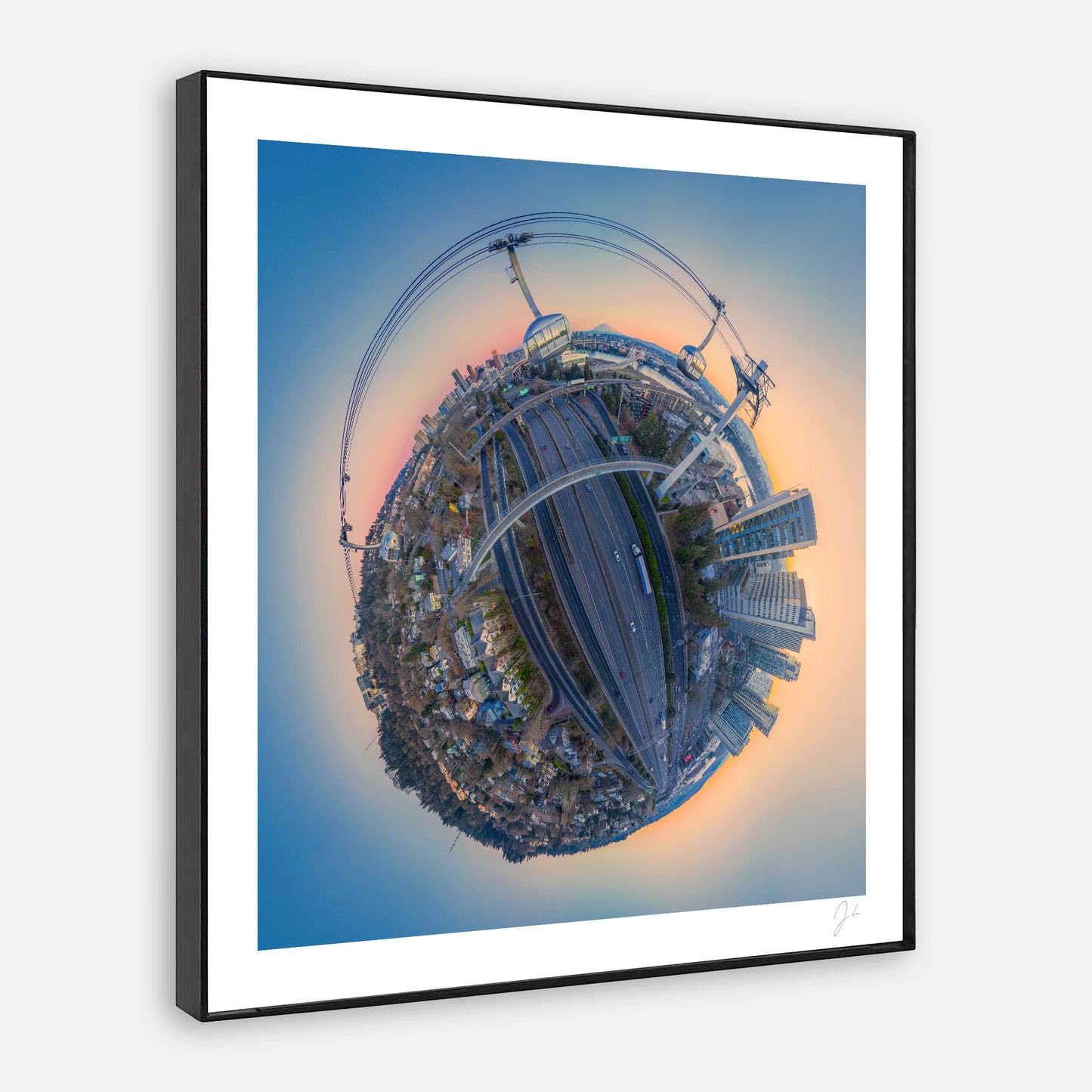 Portland Aerial Tram (2025) - Signed Print
