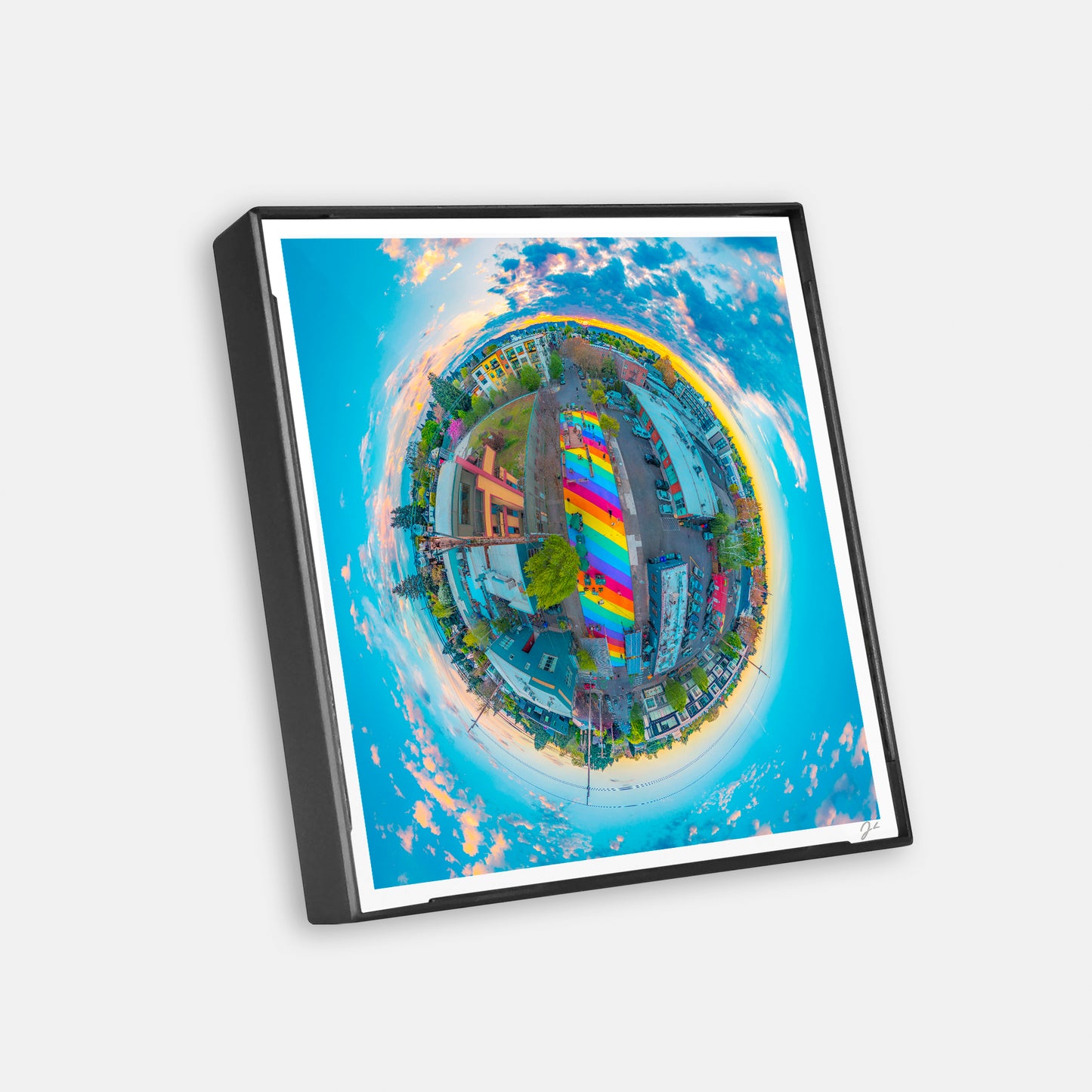 Rainbow Road (2025) - Magnetic Mini Framed Signed Print