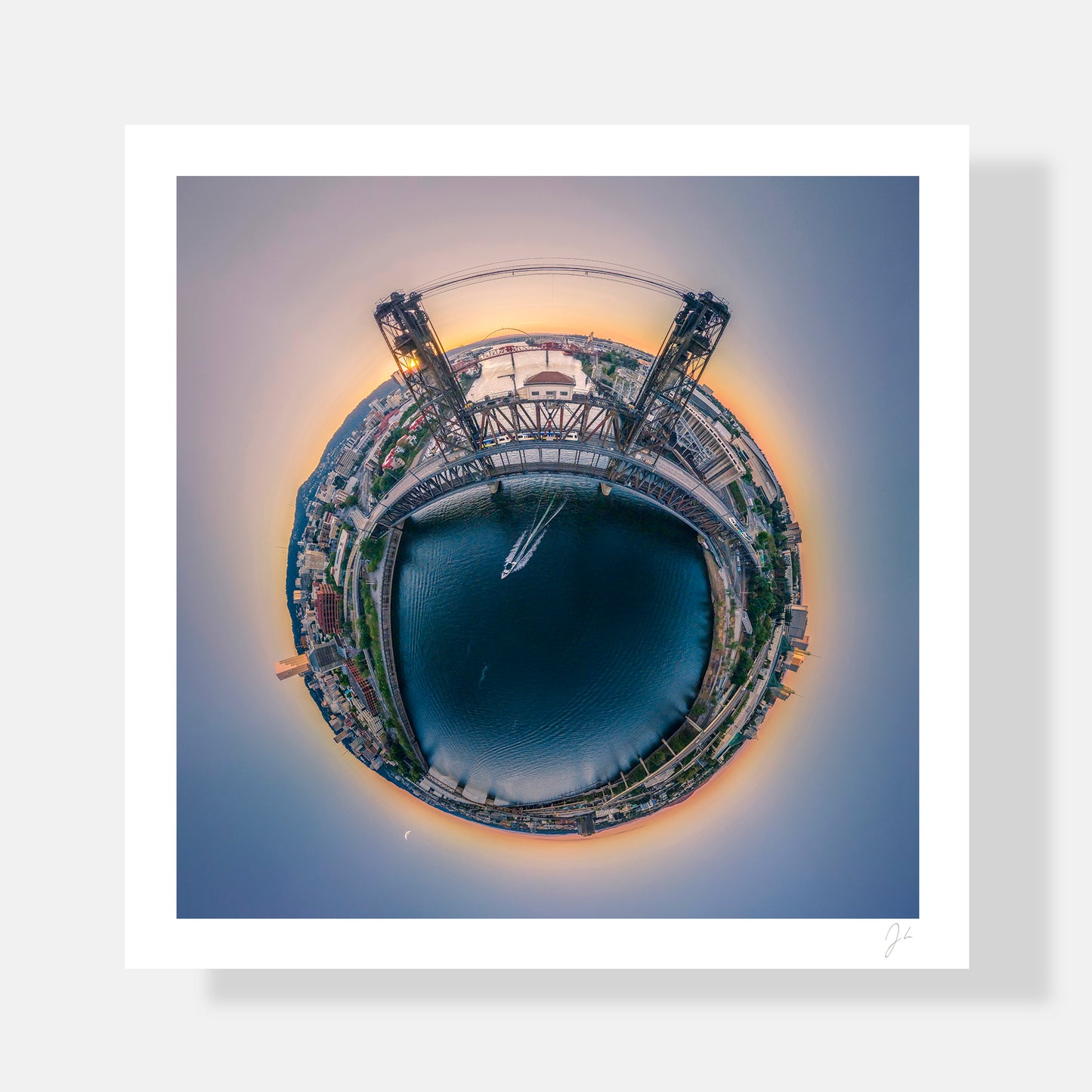 Steel Bridge (2021) - Signed Print