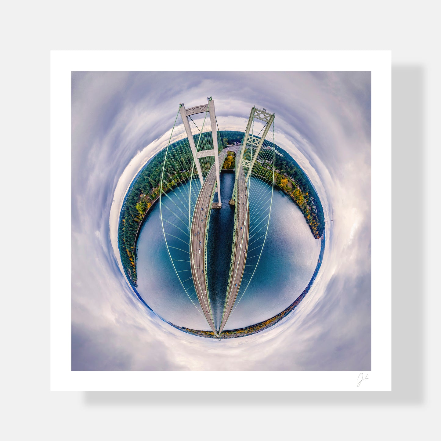 Tacoma Narrows Bridge (2023) - Signed Print