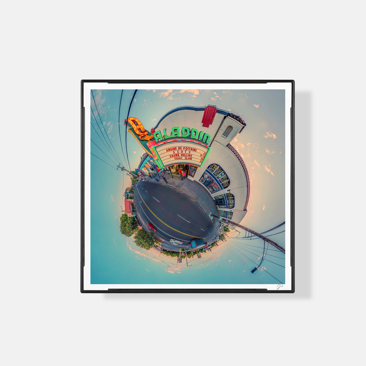Aladdin Theater (2026) - Magnetic Mini Framed Signed Print