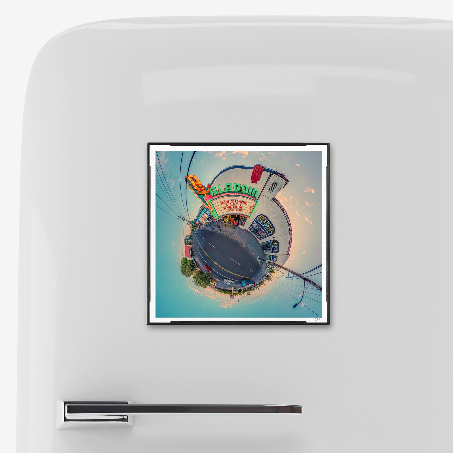 Aladdin Theater (2026) - Magnetic Mini Framed Signed Print