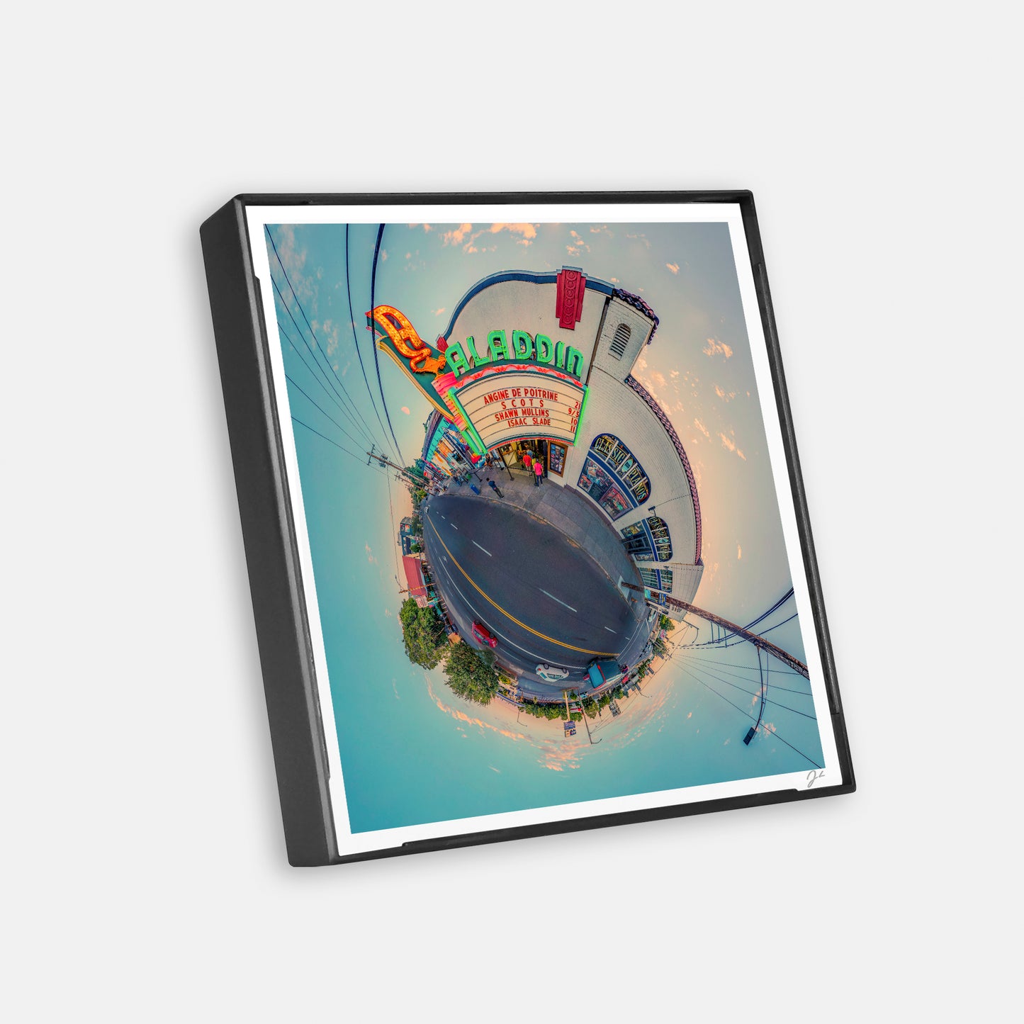 Aladdin Theater (2026) - Magnetic Mini Framed Signed Print