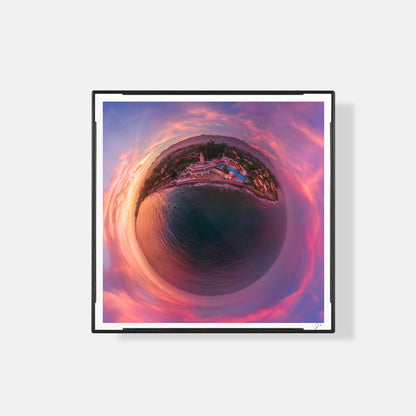 Butterfly Beach (2022) - Magnetic Mini Framed Signed Print