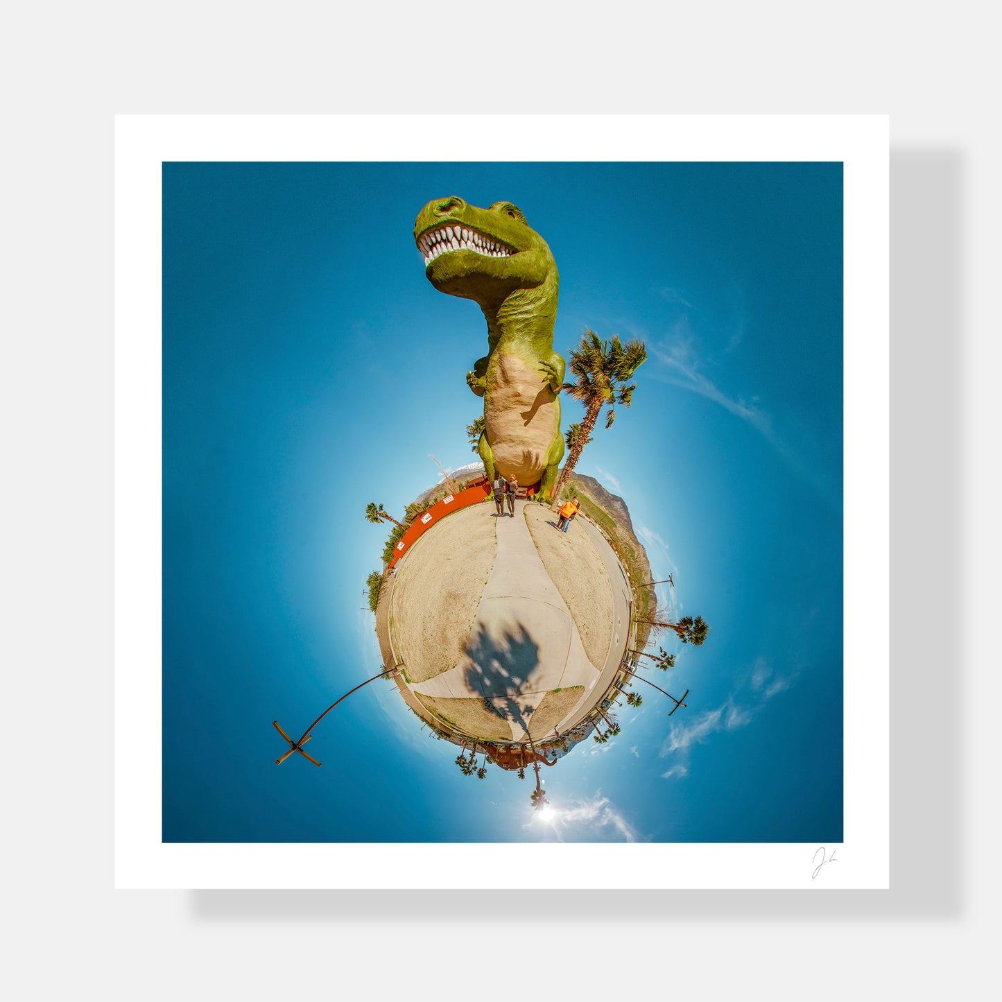 Cabazon Dinosaurs (2016) - Signed Print