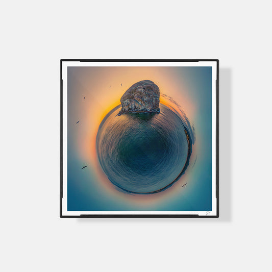 Chief Kiwanda Rock (2025) - Magnetic Mini Framed Signed Print