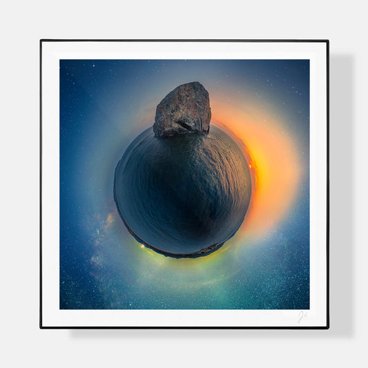 Chief Kiwanda Rock Milky Way, Sunset & Moonrise (2025) - Signed Print