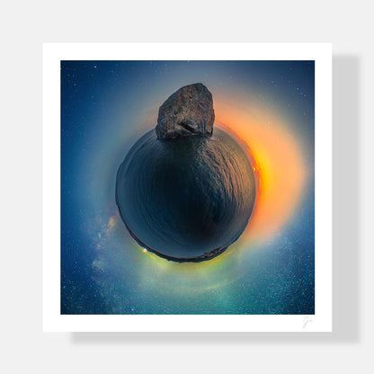 Chief Kiwanda Rock Milky Way, Sunset & Moonrise (2025) - Signed Print