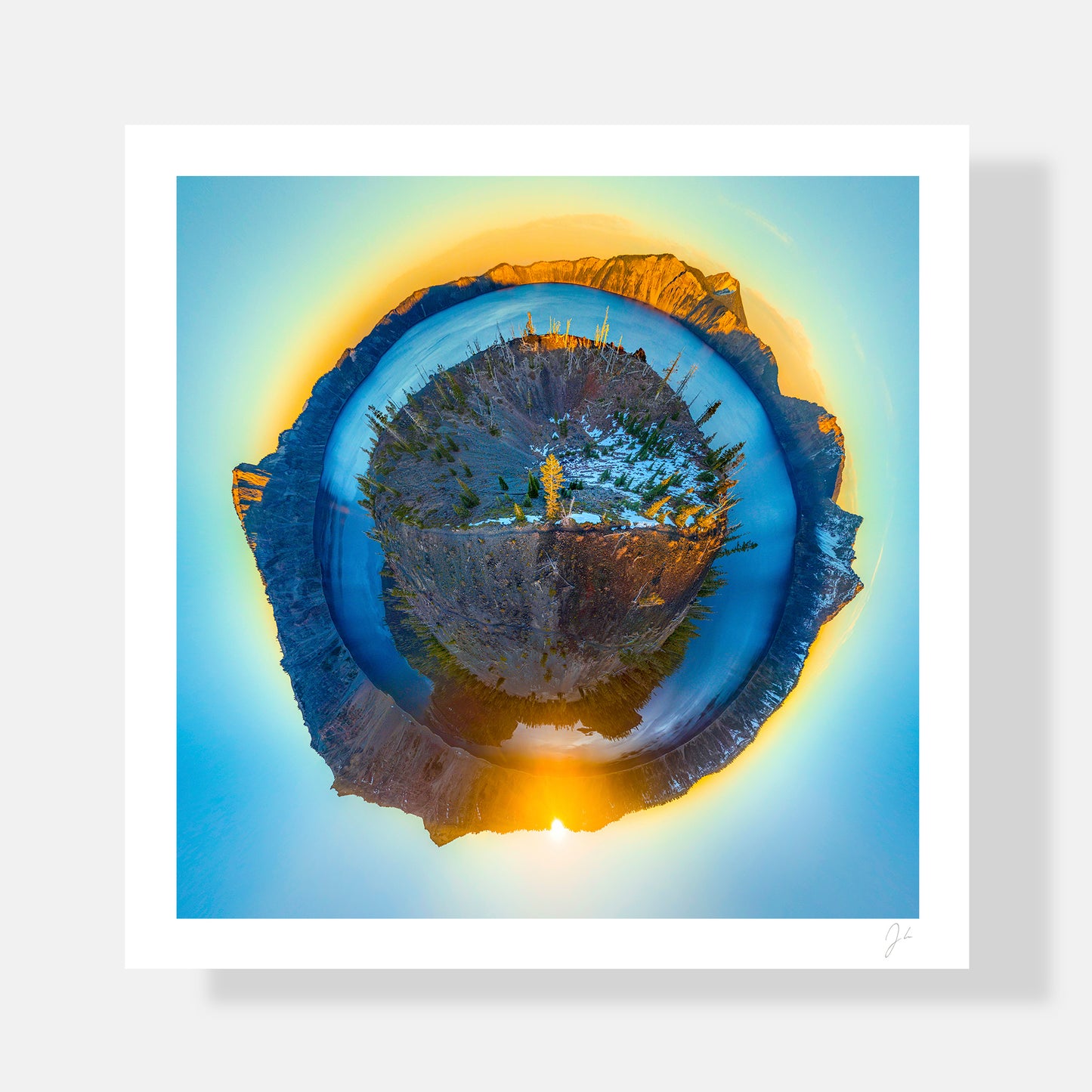 Wizards Island at Crater Lake (2025) - Signed Print