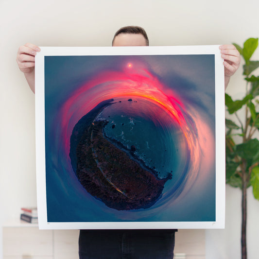 False Klamath Cove, Lost Coast Moonrise (2025) - Signed & Numbered Museum Grade Print