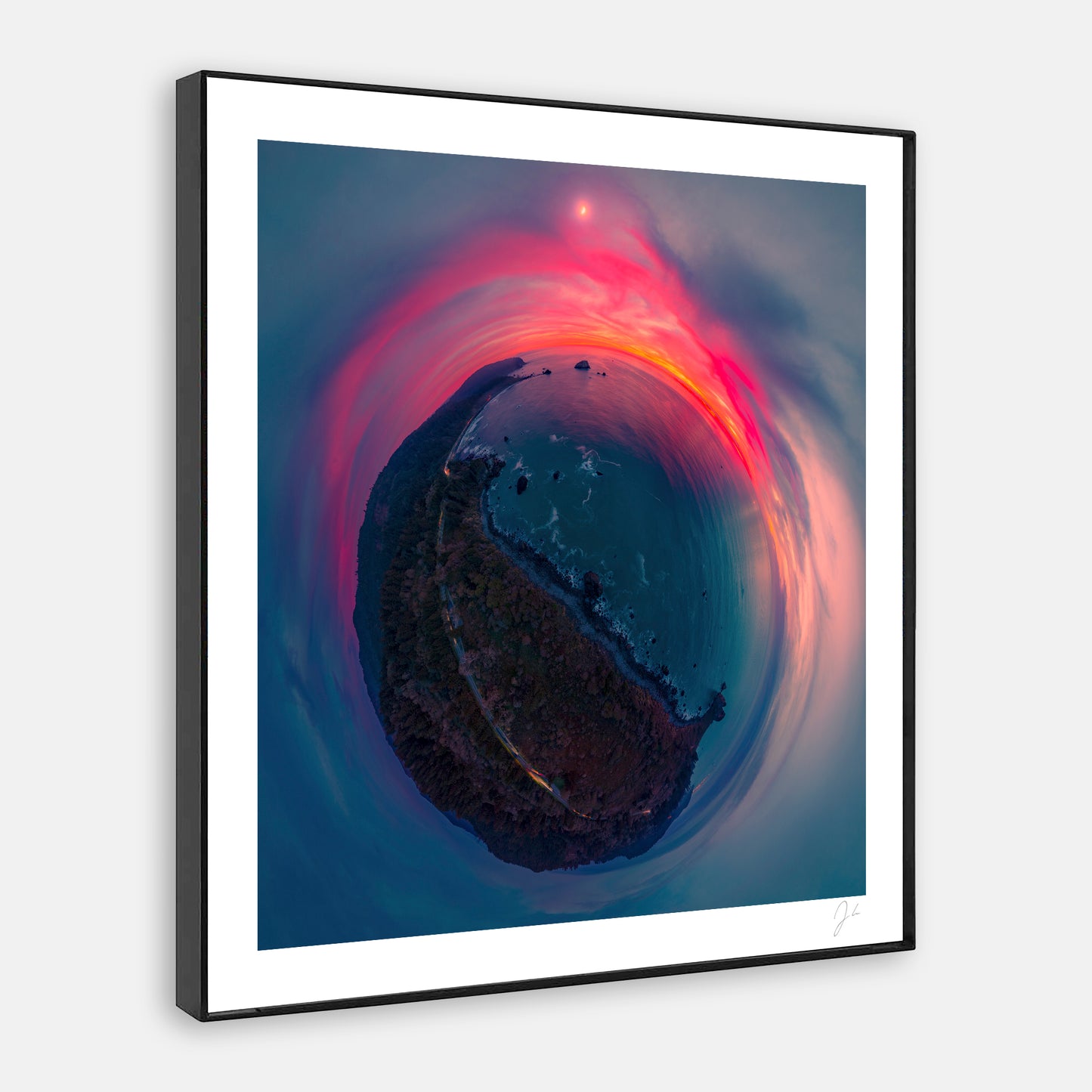 False Klamath Cove, Lost Coast Moonrise (2025) - Signed Print