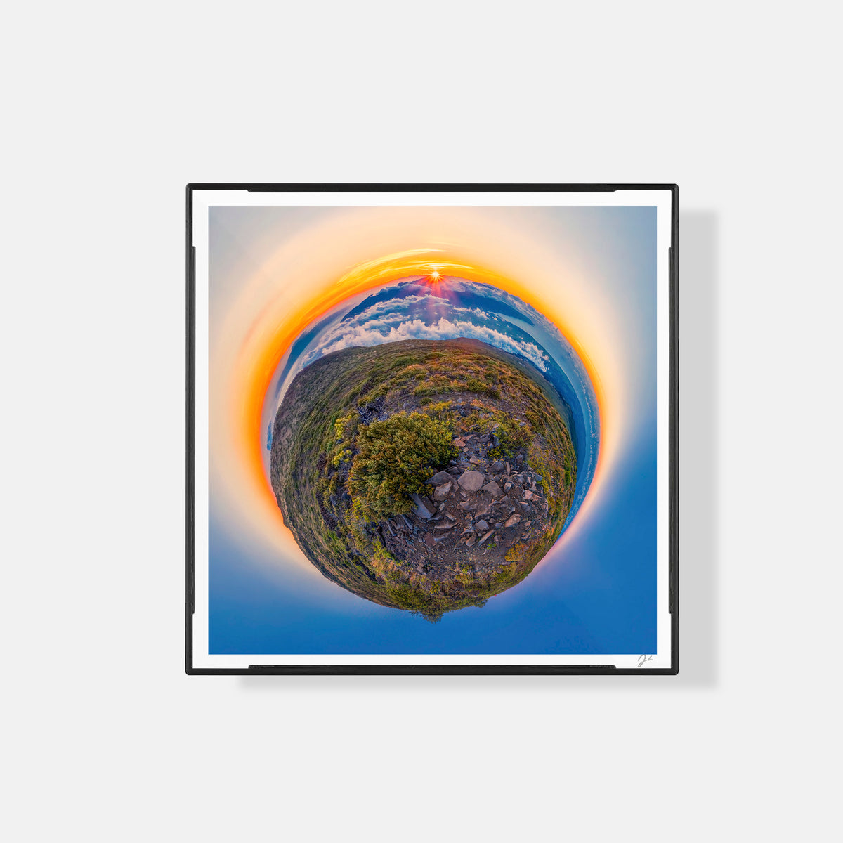 Haleakalā National Park (2016) - Magnetic Mini Framed Signed Print