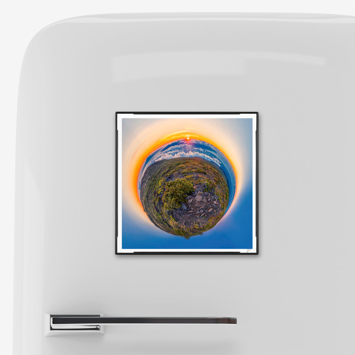 Haleakalā National Park (2016) - Magnetic Mini Framed Signed Print