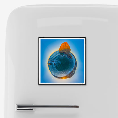 Haystack Rock Sunrise (2025) - Magnetic Mini Framed Signed Print