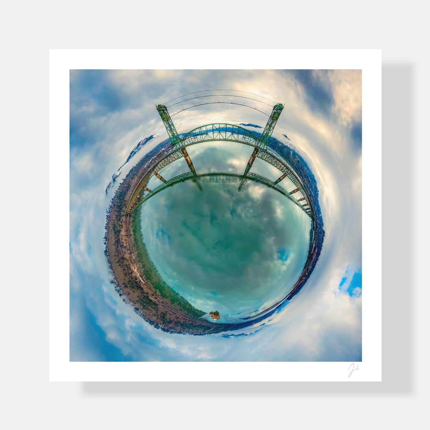 Hood River Bridge (2024) - Signed Print