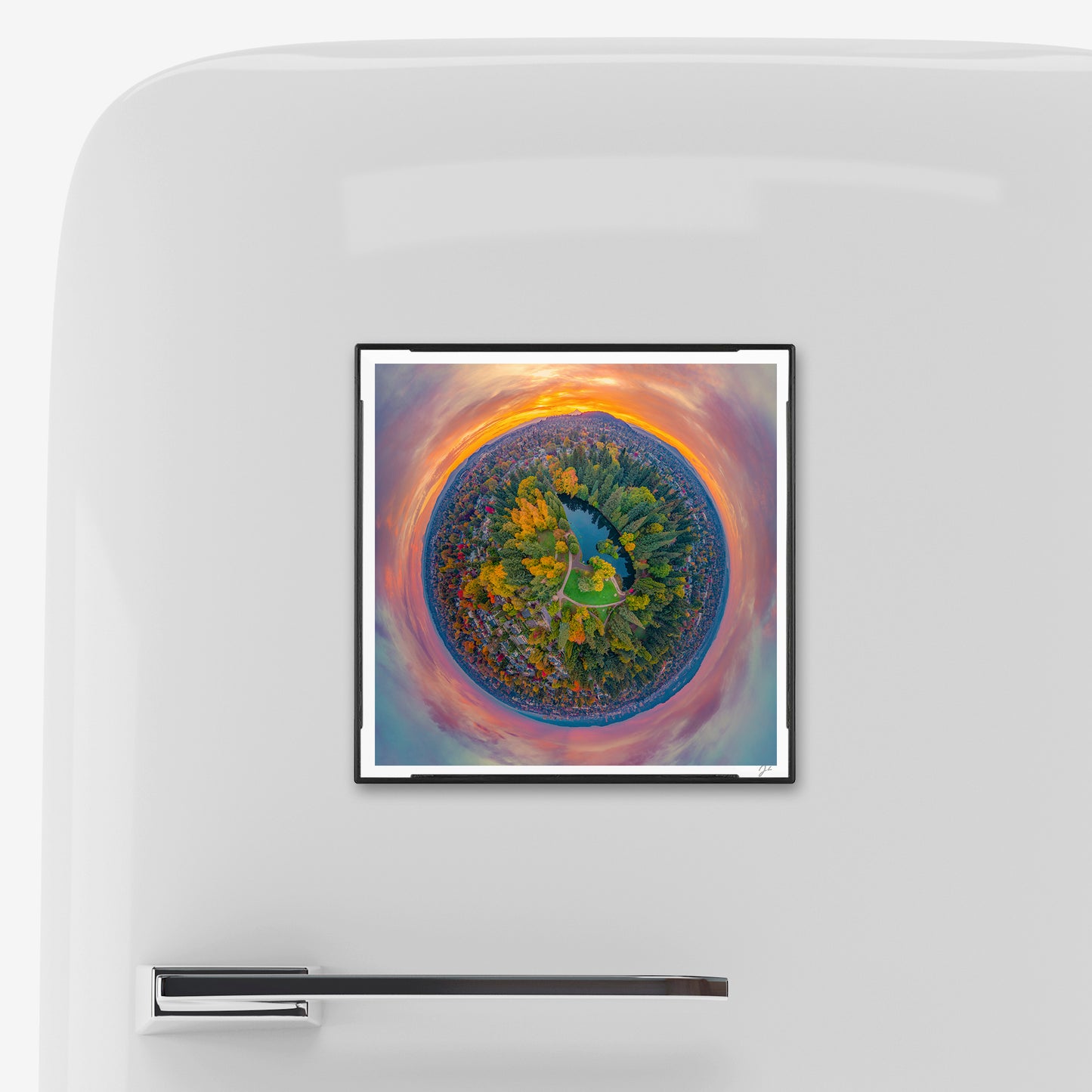 Laurelhurst Park (2025) - Magnetic Mini Framed Signed Print