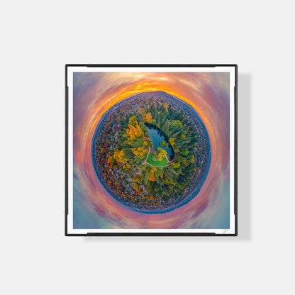Laurelhurst Park (2025) - Magnetic Mini Framed Signed Print