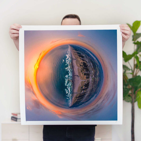Long Beach Sunset (2023) - Signed & Numbered Museum Grade Print