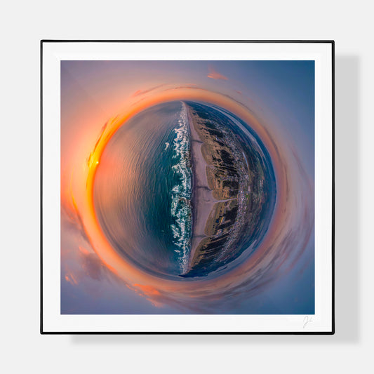 Long Beach Sunset (2023) - Signed Print