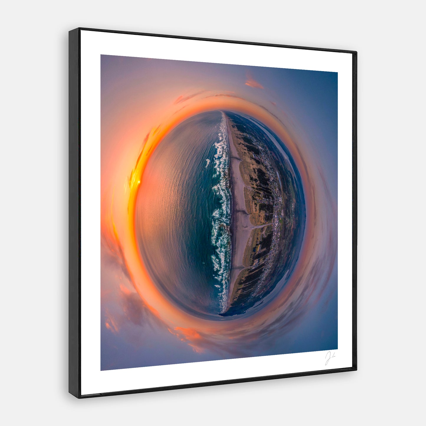Long Beach Sunset (2023) - Signed Print