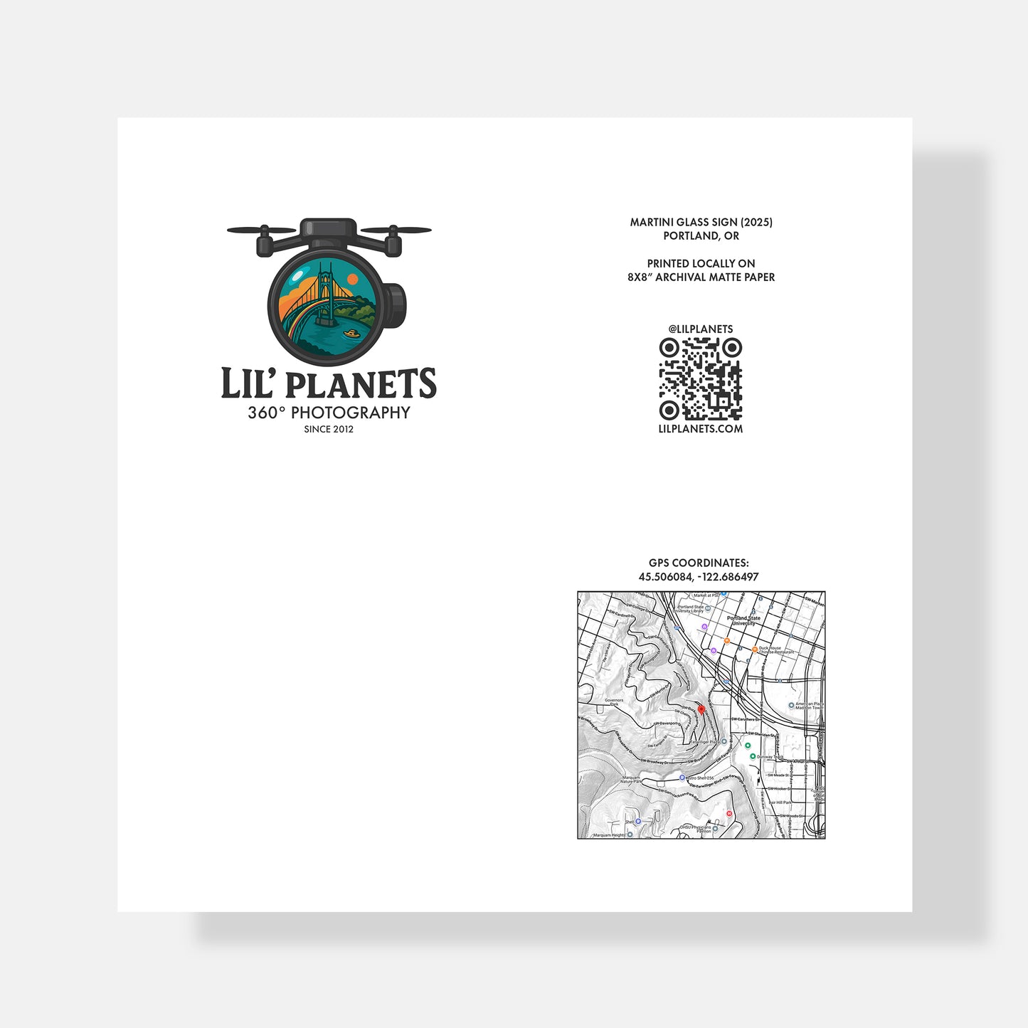 Martini Glass Sign (2025) - Signed Print