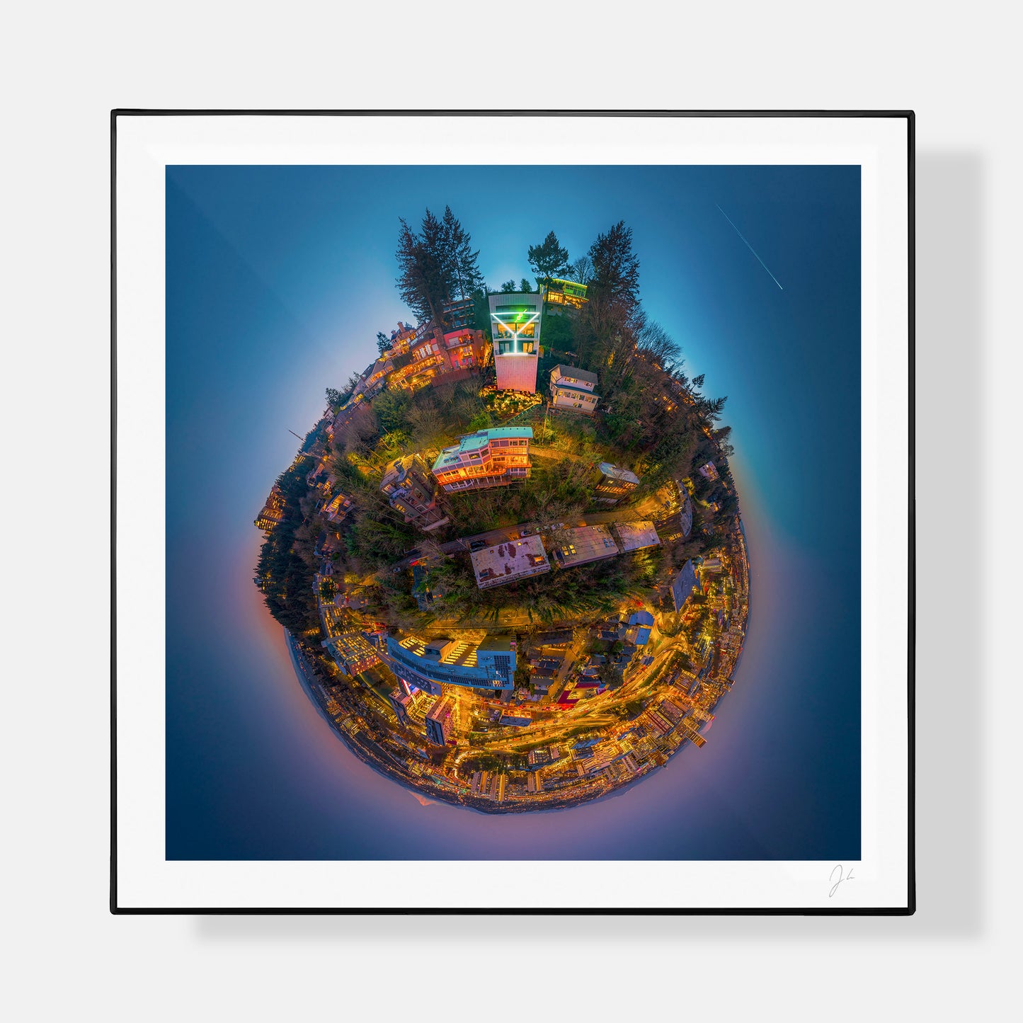 Martini Glass Sign (2025) - Signed Print