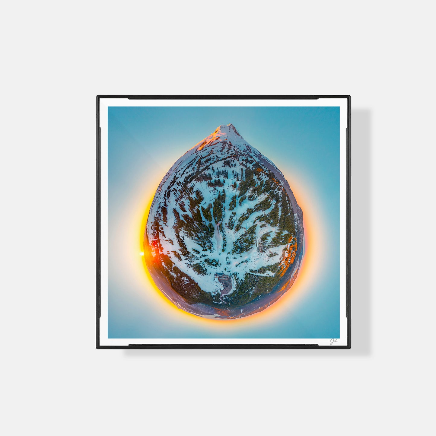 Mt. Hood Meadows (2026) - Magnetic Mini Framed Signed Print
