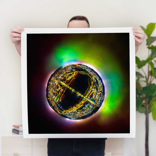 Northern Lights Over Portland (2024) - Signed & Numbered Museum Grade Print