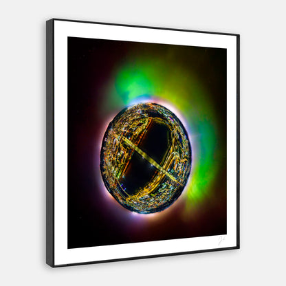 Northern Lights Over Portland (2024) - Signed Print