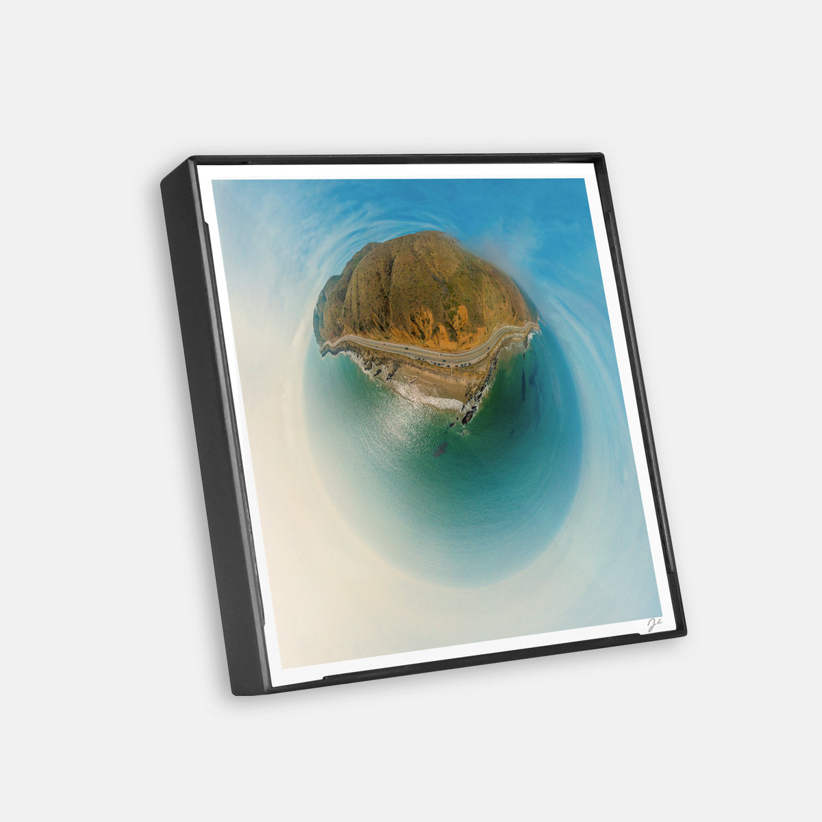 Pacific Coast Highway (2018) - Magnetic Mini Framed Signed Print