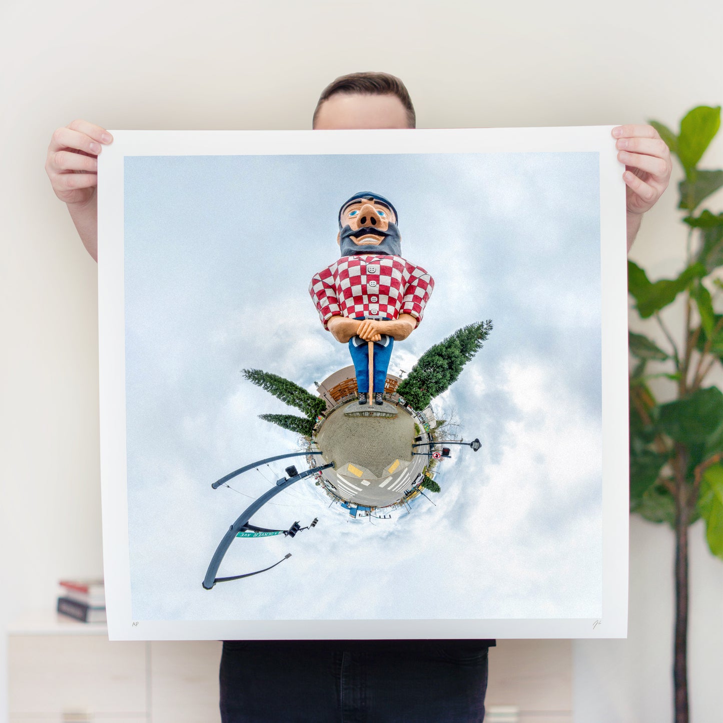 Paul Bunyan Statue (2018) - Signed & Numbered Museum Grade Print