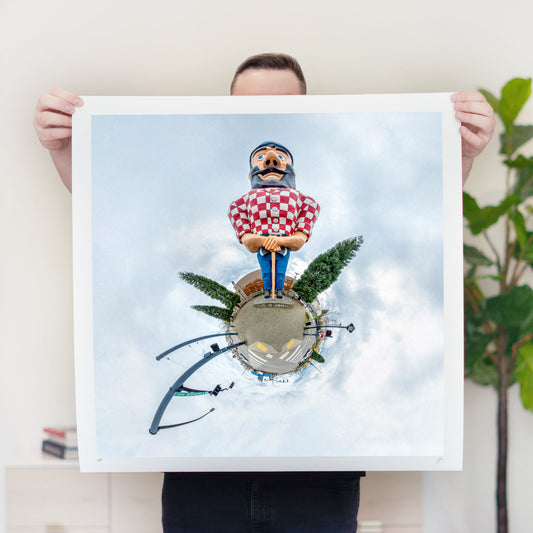 Paul Bunyan Statue (2018) - Signed & Numbered Museum Grade Print