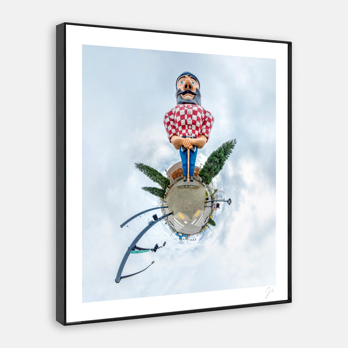 Paul Bunyan Statue (2018) - Signed Print