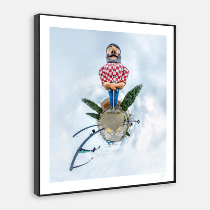 Paul Bunyan Statue (2018) - Signed Print