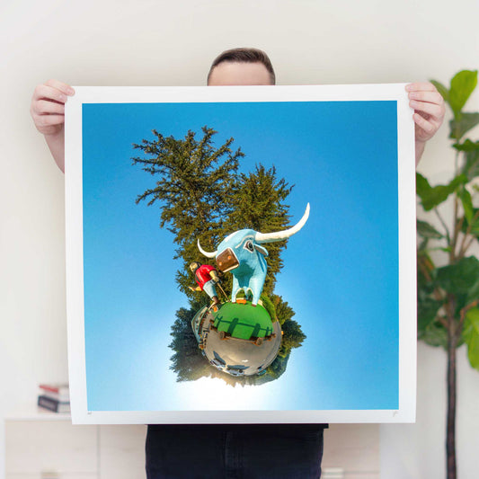Paul Bunyan & The Blue Ox (2022) - Signed & Numbered Museum Grade Print