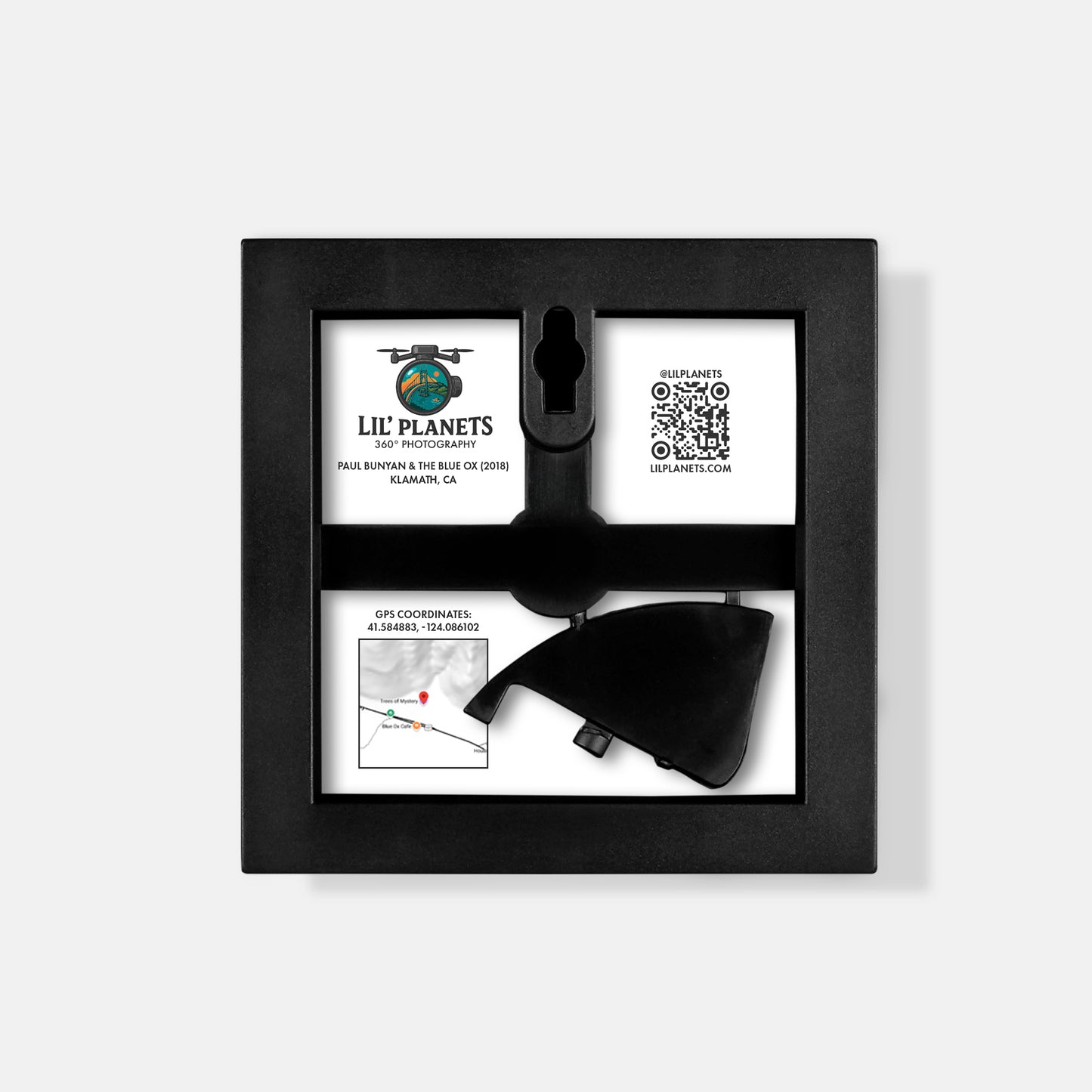 Paul Bunyan & The Blue Ox (2018) - Magnetic Mini Framed Signed Print