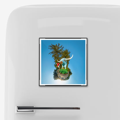 Paul Bunyan & The Blue Ox (2018) - Magnetic Mini Framed Signed Print