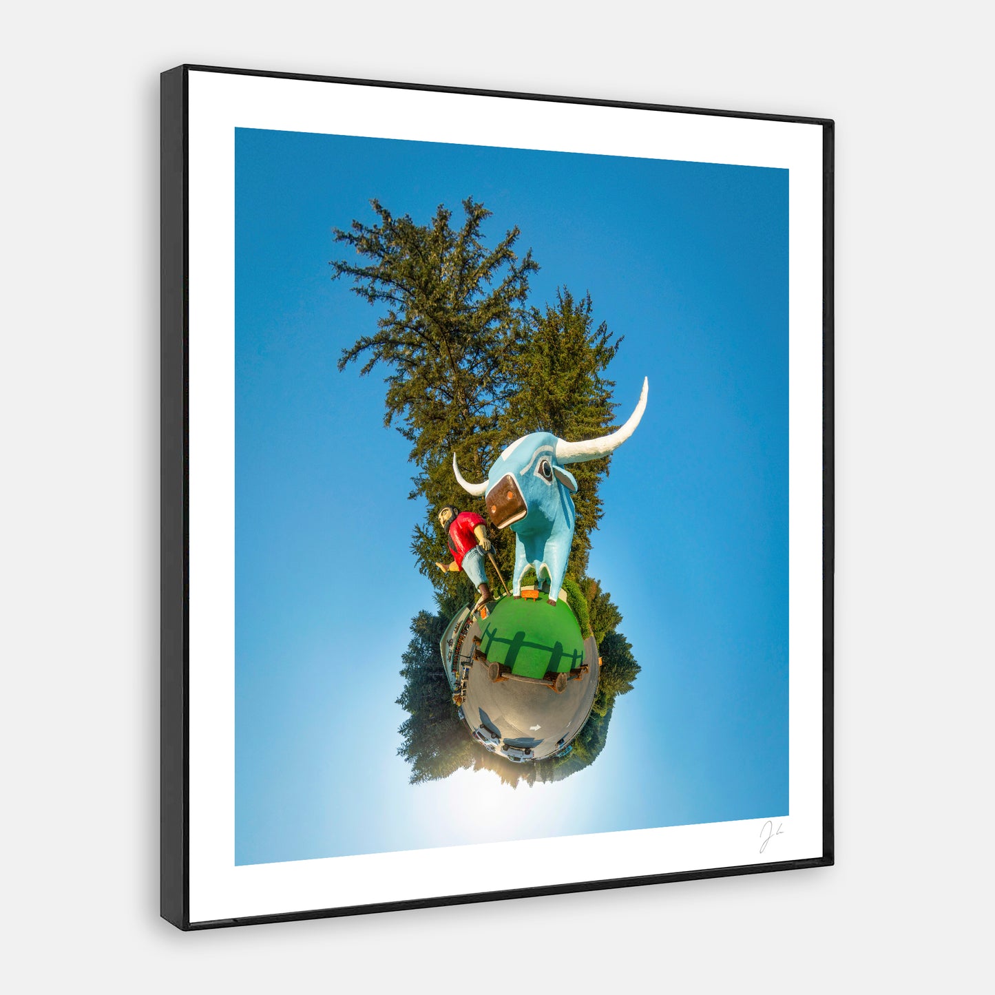 Paul Bunyan Statue (2018) - Signed Print