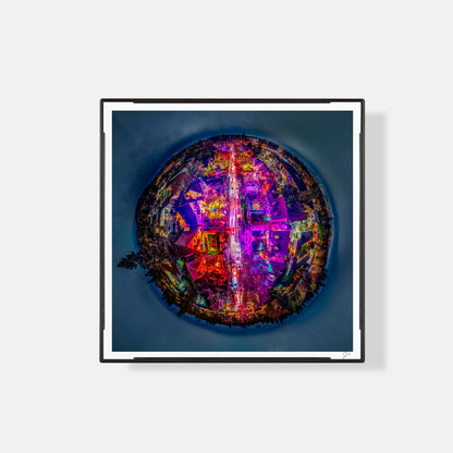 Peacock Lane (2025) - Magnetic Mini Framed Signed Print