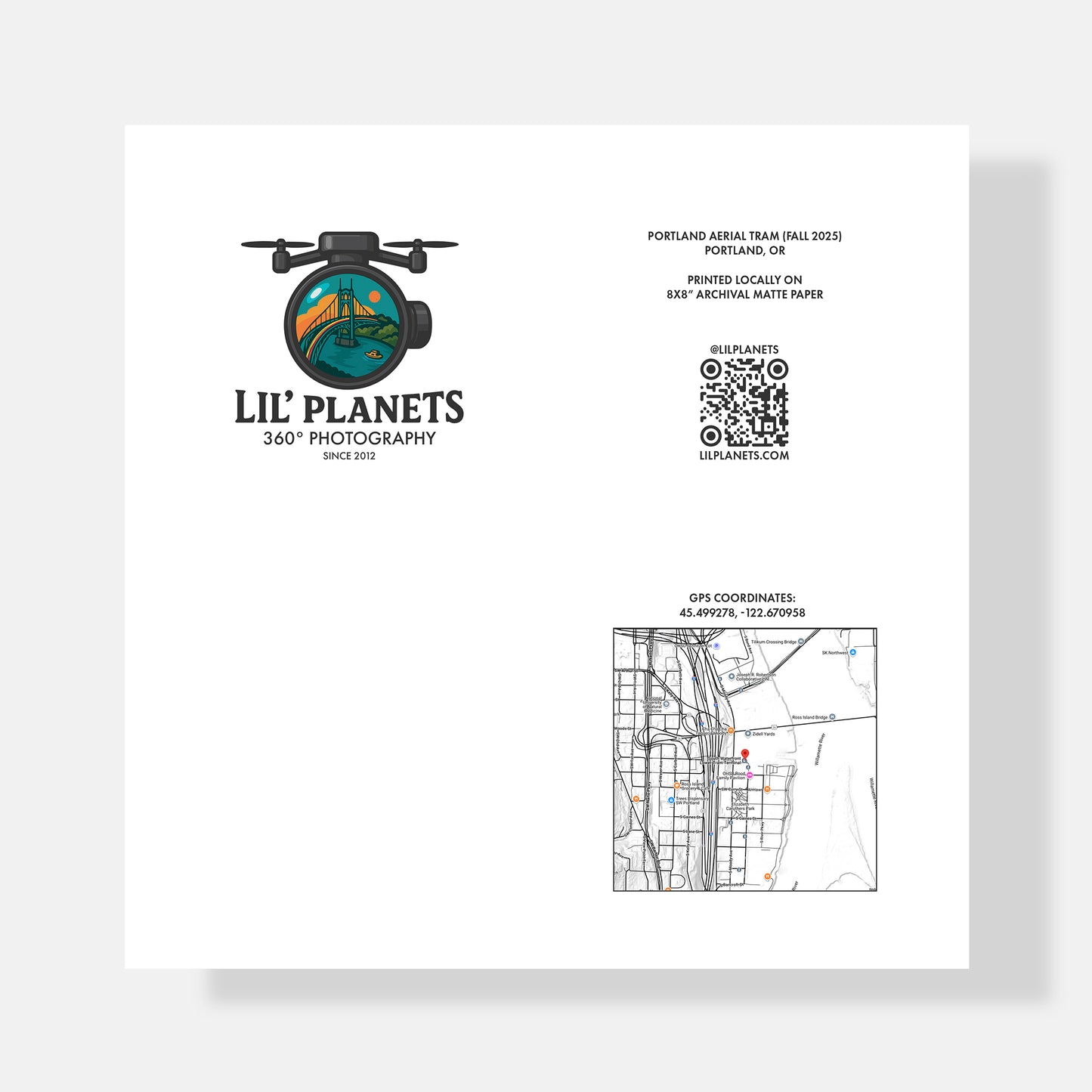 Portland Aerial Tram (2025) - Signed Print