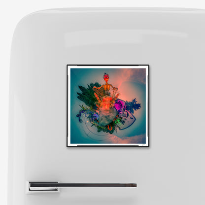 Post Mabone Halloween House (2026) - Magnetic Mini Framed Signed Print