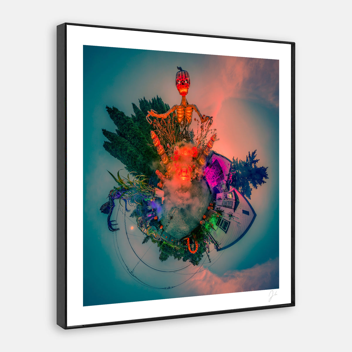 Post Mabone Halloween House (2026) - Signed Print