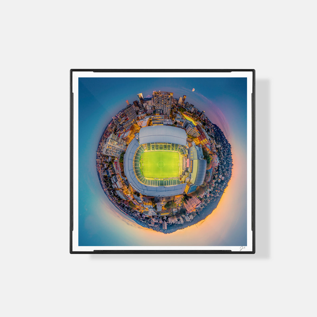 Providence Park (2026) - Magnetic Mini Framed Signed Print