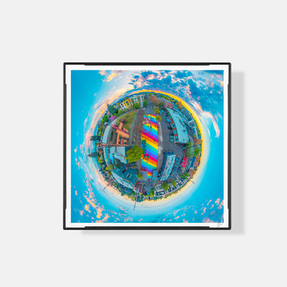 Rainbow Road (2025) - Magnetic Mini Framed Signed Print