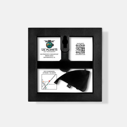 San Francisco-Oakland Bay Bridge (2025) - Magnetic Mini Framed Signed Print
