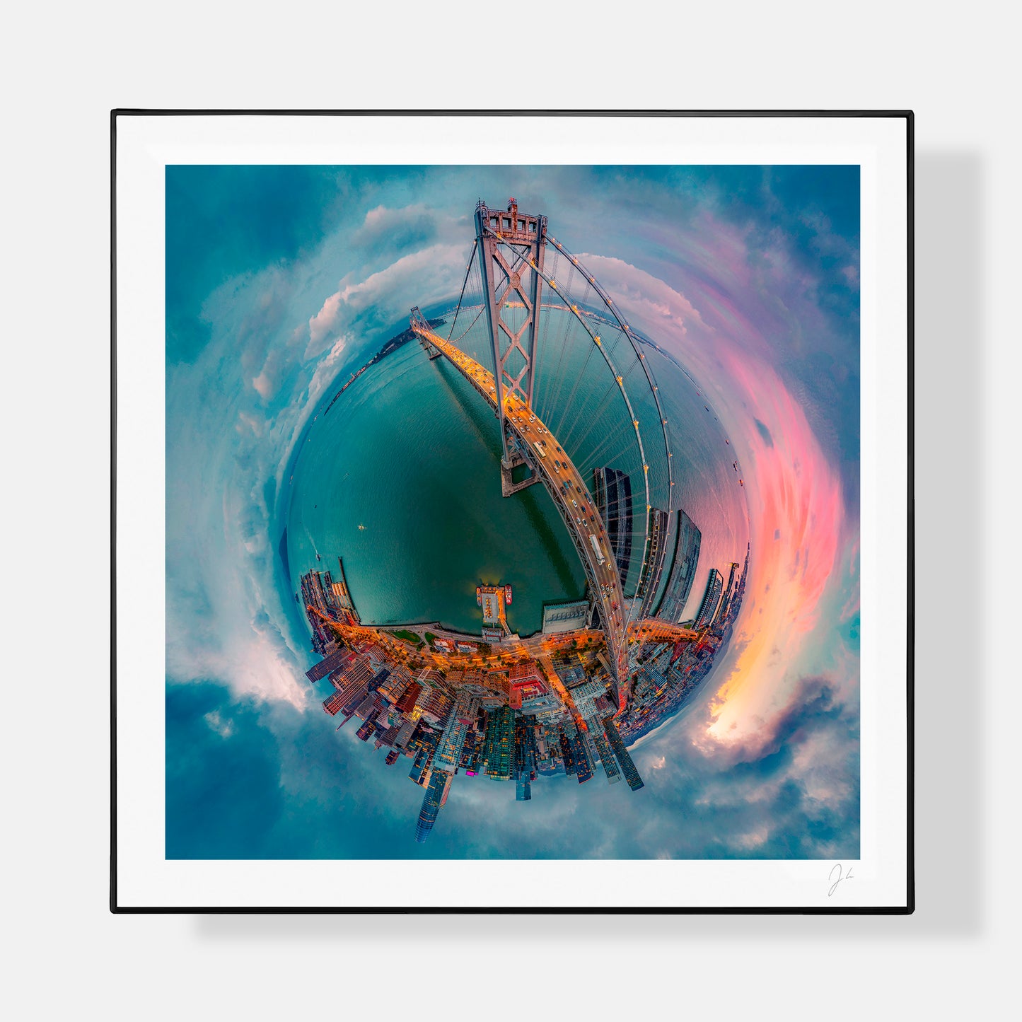 San Francisco-Oakland Bay Bridge (2025) - Signed Print