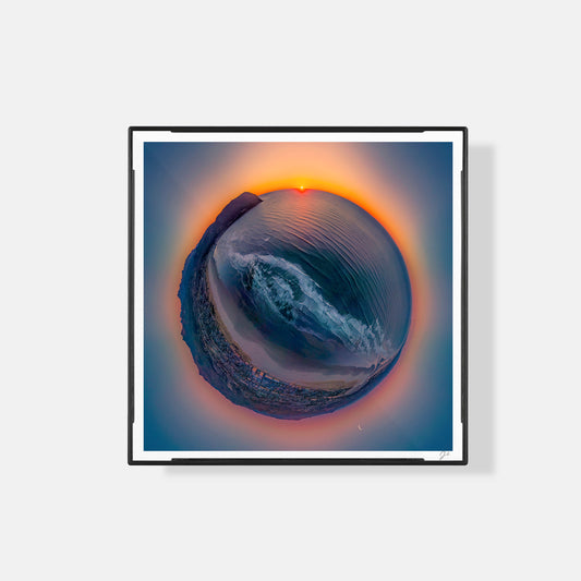 Seaside Beach (2025) - Magnetic Mini Framed Signed Print