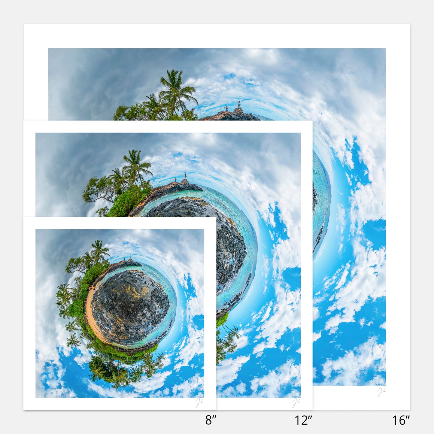 Pa'ako Beach (Secret Cove) (2025) - Signed Archival Print